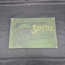 SEATTLE WASHINGTON Antique Souvenir View Book Chas. H. Kittinger circa 1897 picture