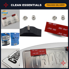 Universal No Drill License Plate Mount - Heavy Duty Adhesive, Fits Most Vehicles picture
