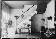 Eutaw Alabama J O Banks House Smokehouse 1935 Back Porch Interior HABS picture