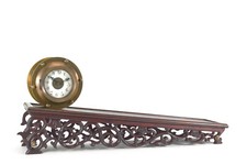 Mystery Gravity Driven Brass Incline Rolling Clock - No Spring or Battery picture