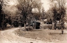 1917 Walker Bridge Dirt Road Grafton Vermont VT RPPC Photo Postcard COPY picture