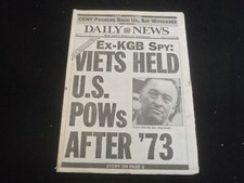 1992 JAN 2 NEW YORK DAILY NEWS NEWSPAPER-VIETS HELD U.S. POWS AFTER 1973-NP 5884 picture