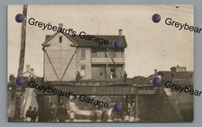 RPPC CUMBERLAND VALLEY RAILROAD Train w House MERCERSBURG PA Real Photo Postcard picture