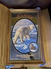 Hamm's Beer American Bear Collection: 1995 Polar Bear Mirror/Sign picture