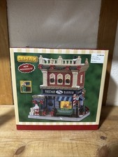 Lemax 2021 Christmas Village East Village Barber Shop Lighted - New picture