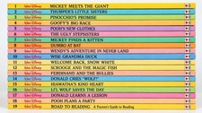 Vintage 1986 Disney Fun-To-Read Library Complete 1-19 Book Set - Gently Used picture