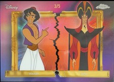2026 Topps Chrome Neon Aladdin Jafar Family First Rivals SSP /5 picture