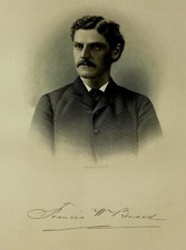 1888 Engraving Francis W. Breed Essex County Lynn Mass. Genealogy History picture