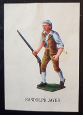 Randolph Jayes Vintage Marx Warriors of The World Revolutionary War Card picture
