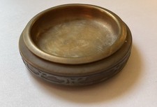 Vintage Silvercrest Sterling On Copper Bronze Nesting Ashtray Dish picture