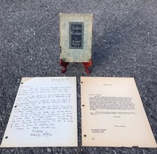 Historic South Carolina Letters & Book By Poet Laureate Archibald Rutledge 1940s picture