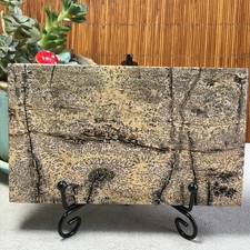 271g Natural Chinese painting stone crystal ornaments for home decoration A6412 picture
