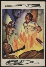 1953 Bowman Frontier Days Card #107 Torture Stake picture