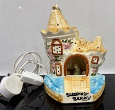 Vintage Derek Fowler Studio Sleeping Beauty Castle Night Light Lamp BHS picture