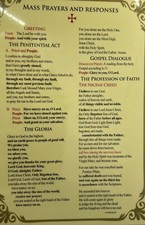 AUTOM CHRISTIAN BRANDS 2014 MASS PRAYERS AND RESPONSES 6.25