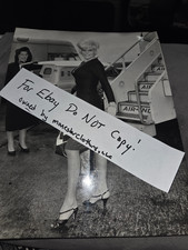 Rare Photo Jayne Mansfield 1963 traveling original gelatin print  8x 10 picture