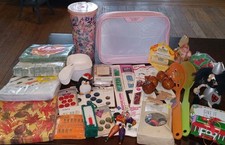 grandma junk drawer lot Crafts Vera Bradley Victoria's Secret Lot of 40+ items picture