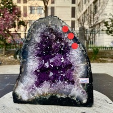5.72LB   Natural Amethyst Cathedral English Cluster Crystal Specimen Healing picture