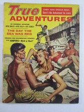 True Adventures Magazine Feb. 1960 VG Olson Cover Saunders & Popp Illustrations picture