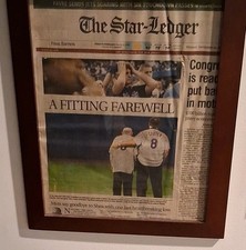 Framed The Star-Ledger Front Page 
