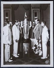1940s Indianapolis Indy 500 Borg-Warner Trophy IMS IndyCar 8x10 Photo picture