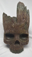 Tree Skull Flower Pot Ashland Michael's Halloween Greenman Groot Resin Planter picture