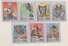 2020 2021 Marvel X-Men Metal Universe Wolverine 7x Sketch Etch Lot by Various picture