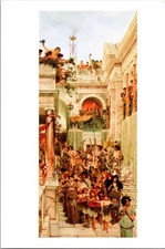 Lawrence Alma-Tadema Spring Art Continental Postcard CB14 picture