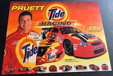2000 Scott Pruett #32 Tide Downy Ford Taurus - NASCAR Hero Card Handout picture