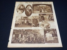 1922 MARCH 26 NEW YORK TIMES PICTURE SECTION NO. 4 & 5 - QUEEN MARY - NT 8874 picture