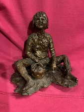Bronze Child On Beach picture