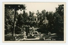 Grotte Sanctuaire N-D de Lourdes RIGAUD Quebec Canada 1946-48 Bernard Bogue RPPC picture