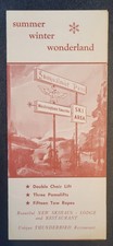 Vintage Brochure - Snoqualmie Pass Ski Area - SkiHaus - Washington - 1950-1960s picture