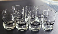 1942 Lincoln Continental Glass Tumblers Set w/ Lincoln Continental Car Graphic picture