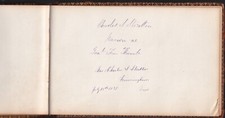 General Tom Thumb Charles Stratton & wife SIGNED album page JSA LOA + PT Barnum picture