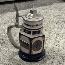 Anheuser-Busch Pre-Prohibition Beer Premier Collection Lidded Stein w/ COA picture