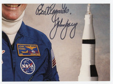John Young~ Signed Autographed Photo Cut Apollo 16 Moonwalker ~ JSA LOA picture