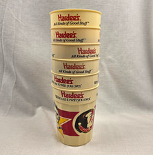 Vintage Hardee's Florida State Seminoles FSU Plastic Stadium Cups Lot of 6 picture