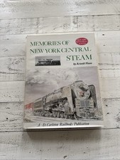 Memories of New York Central Steam Arnold Haas 1980 HC DJ Railroad Book picture