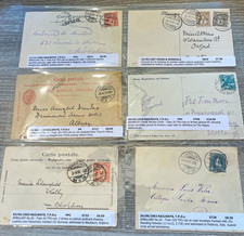 Swiss Picture Postcard Lot Traveling Post Office with Railway and Train Cancels picture