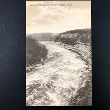 Gorge of the Niagara River, Niagara Falls Postcard NY Sepia UNPOSTED Unused OLD picture