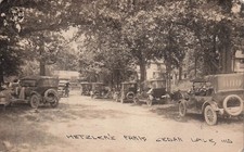 Cedar Lake Indiana Hetzler Park Midway Ballroom Ford Model T Photo Postcard I20 picture