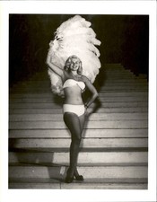 LMPE43 2nd Gen Restrike Photo UNKNOWN ACTRESS BLONDE BOMBSHELL SHOWGIRL DANCER picture