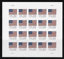 Mint 2026 U.S. 1776-2026 Flag Forever Stamps - MNH- 100 PCS TOTAL picture