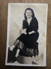 Rare 1930's “Beatrice Griffin” Signed Photo Postcard Circus Sideshow Oddity  picture