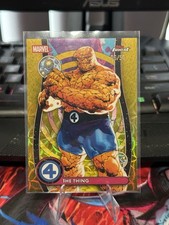 2026 Topps Finest Marvel The Thing 06/50 Gold Refractor picture