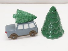 Salt and Pepper Shakers Vintage Christmas Tree & Truck 3