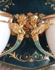 Pair Of Ugo Zaccagnini  Neoclassical Urns              12