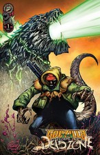 Godzilla: Escape The Deadzone #1 - ECC Exclusive Franck Uzan Variant 2025 picture