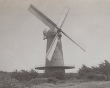 San Francisco 1908 Dutch Windmill Golden Gate Park - Original Photo picture
